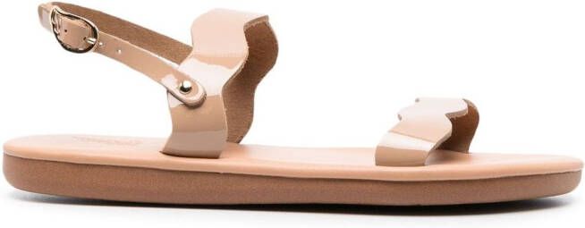Ancient Greek Sandals Calamos buckle-fastening sandals Brown