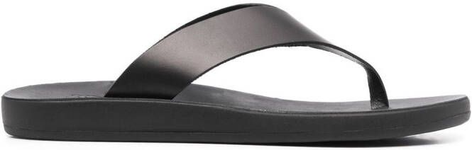 Ancient Greek Sandals Charys Comfort leather flip-flops Black