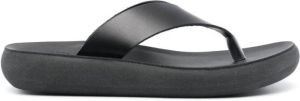 Ancient Greek Sandals Charys Comfort leather sandals Black