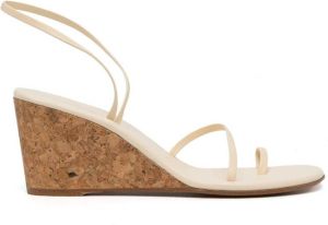 Ancient Greek Sandals Chora 77mm wedge sandals Neutrals