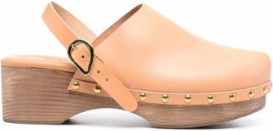 Ancient Greek Sandals Classic Closed 70mm leather clogs Neutrals