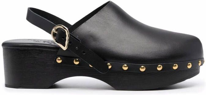 Ancient Greek Sandals Classic Closed 70mm studded clogs Black