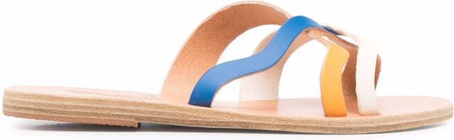 Ancient Greek Sandals crossover strap sandals Blue