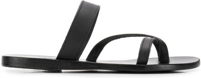 Ancient Greek Sandals Daphnae sandals Black