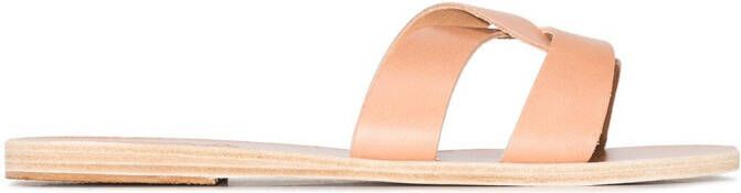 Ancient Greek Sandals Desmos leather sandals Neutrals