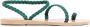 Ancient Greek Sandals Eleftheria braided-strap sandals Green - Thumbnail 1