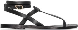 Ancient Greek Sandals Estia strappy sandals Black