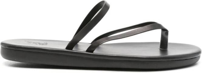 Ancient Greek Sandals Flip Flop slides Black