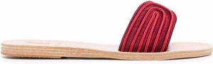 Ancient Greek Sandals Harness 10mm slides Red