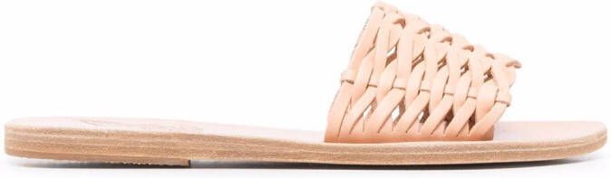 Ancient Greek Sandals interwoven-strap sandals Neutrals
