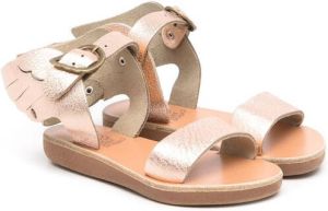 ANCIENT GREEK SANDALS KIDS Little Ikaria buckled sandals Pink