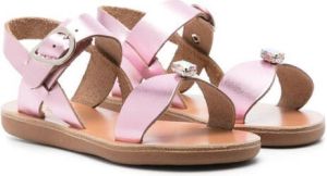 ANCIENT GREEK SANDALS KIDS Little Poppy soft sandals Pink