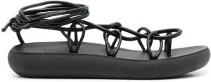 Ancient Greek Sandals lace-up minimal sandals Black