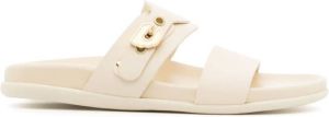 Ancient Greek Sandals Latria double-strap sandals White