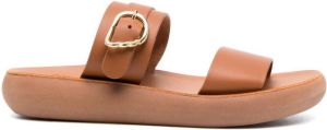 Ancient Greek Sandals leather slip-on sandals Brown