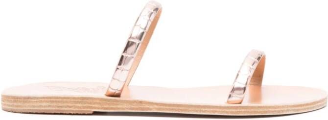 Ancient Greek Sandals leather-strap sandals Pink