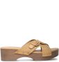 Ancient Greek Sandals Marilisa crosstrap clog sandals Brown - Thumbnail 1