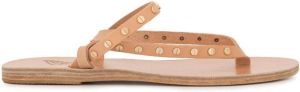 Ancient Greek Sandals Mirsini Nails sandals Brown