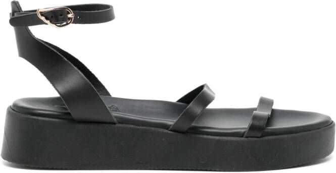 Ancient Greek Sandals Nissida 40mm leather sandals Black