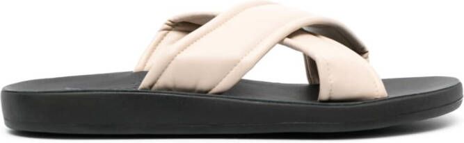 Ancient Greek Sandals Paris leather slides Neutrals
