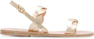 Ancient Greek Sandals Plexi sandals Gold