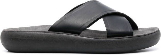 Ancient Greek Sandals Thais slip-on sandals Black