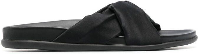 Ancient Greek Sandals Whitney open-toe slides Black