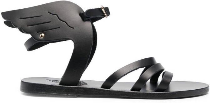 Ancient Greek Sandals wing open-toe sandals Black
