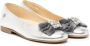 ANDANINES bow-detail leather ballerina shoes Gold - Thumbnail 1