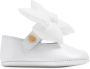 ANDANINES bow-detail leather ballerina shoes White - Thumbnail 1