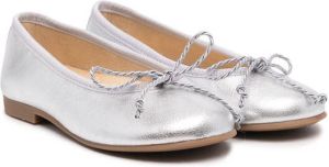 ANDANINES classic ballerina shoes Silver