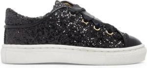 ANDANINES glitter-embellished low-top sneakers Black