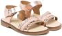 ANDANINES Laura braided-strap sandals Pink - Thumbnail 1