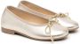 ANDANINES metallic ballerina pumps Gold - Thumbnail 1