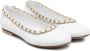 Andrea Montelpare chain-link trim ballerina shoes White - Thumbnail 1