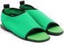 Andrea Montelpare contrasting-trim open-toe sandals Green - Thumbnail 1
