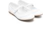 Andrea Montelpare Ghillies-brogue trim ballerina shoes White - Thumbnail 1
