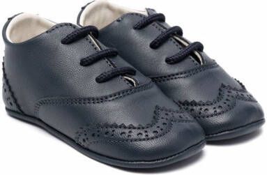 Andrea Montelpare lace-up leather shoes Blue