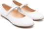 Andrea Montelpare leather ballerina shoes White - Thumbnail 1