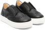 Andrea Montelpare leather slip-on sneakers Black - Thumbnail 1