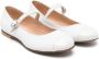 Andrea Montelpare patent-toecap leather ballerina shoes White - Thumbnail 1
