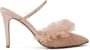 Andrea Wazen Lorena 105mm leather mules Neutrals - Thumbnail 1