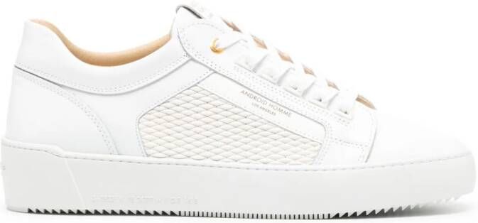 Android Homme Leo lace-up leather sneakers White