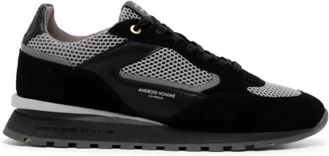 Android Homme Zuma lace-up panelled sneakers Black