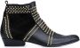 ANINE BING Charlie stud-embellished leather boots Black - Thumbnail 1
