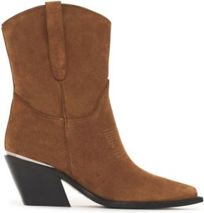 ANINE BING Tania 70mm suede boots Brown