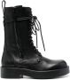 Ann Demeulemeester 40mm lace-up leather boots Black - Thumbnail 1