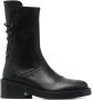 Ann Demeulemeester 50mm leather low-block boots Black - Thumbnail 1