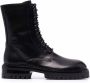 Ann Demeulemeester leather combat boots Black - Thumbnail 1