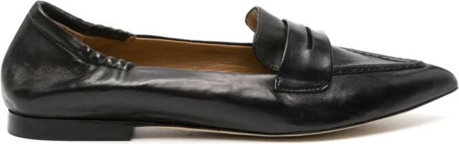 Anna F. 1451 leather loafers Black